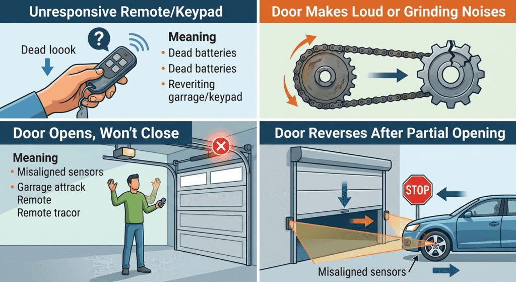 Common Garage Door Opener Problems