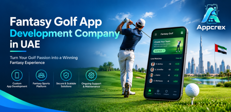 Fantasy Golf App Banner in UAE
