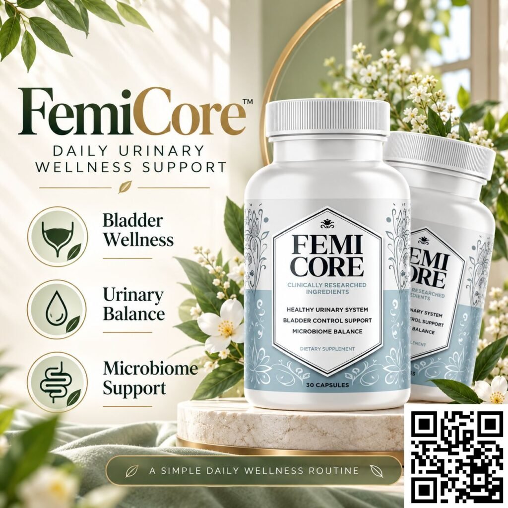 FemiCore Botanical Wellness Display