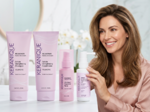 Keranique Hair Treatment for women focusing on thinning-looking hair and daily hair care