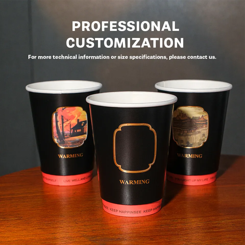 Gfp-Custom-Design-New-Disposable-Double-Wall-Rotating-Sleeve-Paper-Cup-Interactive-Pattern-Reveal-Paper-Coffee-Cup