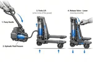 Hydraulic Floor Crane