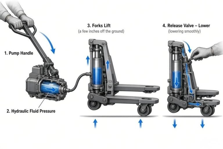 Hydraulic Floor Crane