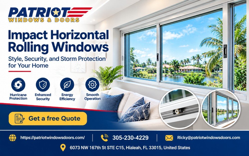 Impact Horizontal Rolling Windows