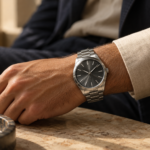 Quiet Luxury Wristwatch in Soft Window Light