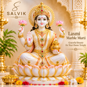 Laxmi marble murti