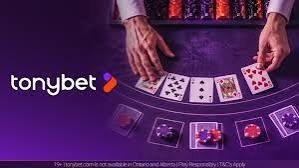 TonyBet Casino review featuring sports markets, live betting, and online casino games