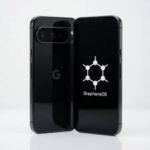 ZeroGhost phone featuring GrapheneOS, app permission controls, and privacy-focused mobile security