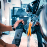 A car prepped with buffing and polishing