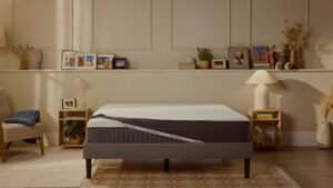 Emma mattress king size designed for spacious sleeping comfort and bedroom relaxation