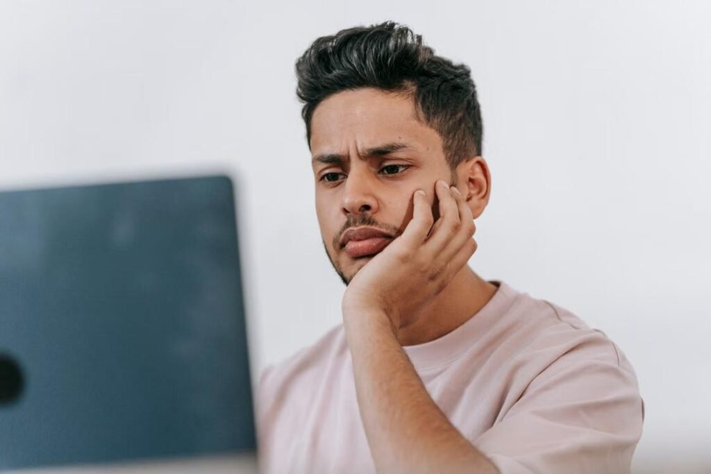 Patient receiving a dental X-ray during an appointment.