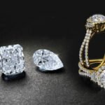 lab grown diamond engagement ring