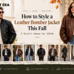 leather bomber jacket outfits fall 2026