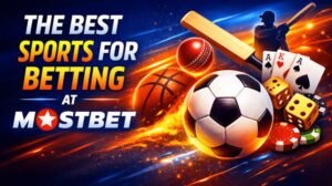 Mostbet game guide featuring casino slots, live casino tables, and sports betting categories